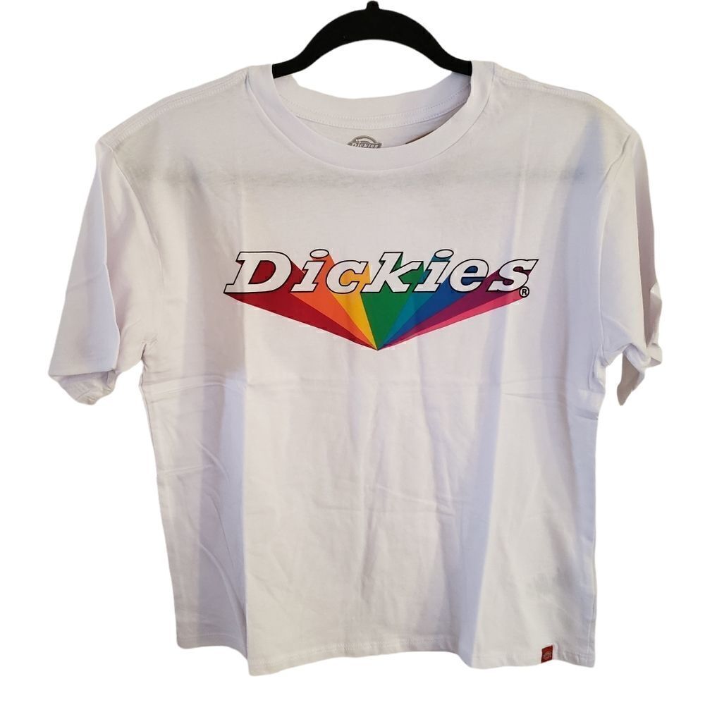 Dickies Juniors Tomboy Cotton Rainbow Logo T-Shirt